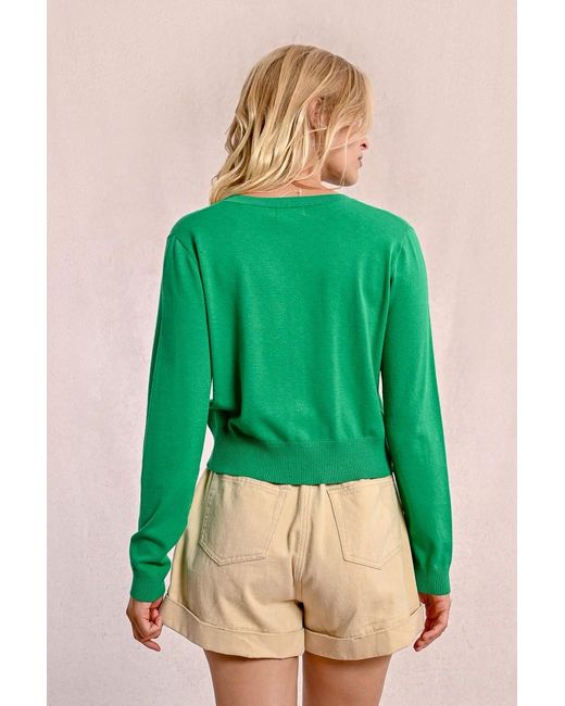 Gilet boutonné Molly Bracken en coloris Green