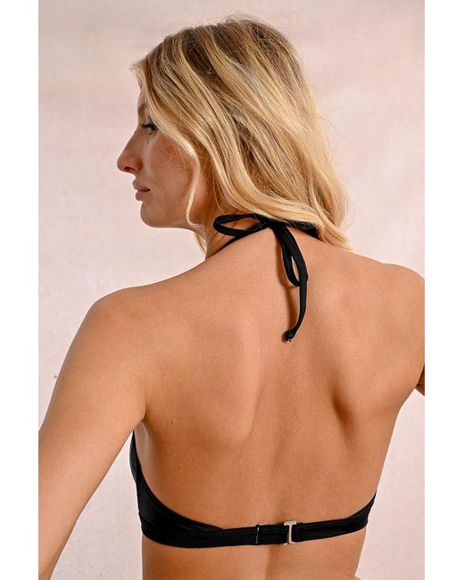 Haut de maillot de bain triangle Molly Bracken en coloris Black