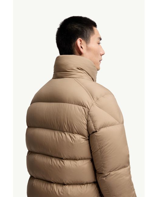 Moncler Natural Moncler Maya 70 Hooded Short Down Jacket for men