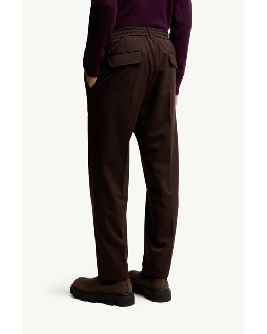 メンズ Moncler パンツ Brown