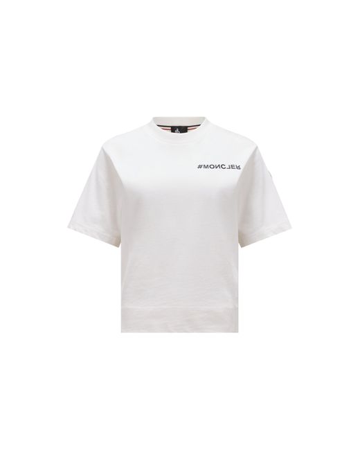 3 MONCLER GRENOBLE White Logo T-shirt