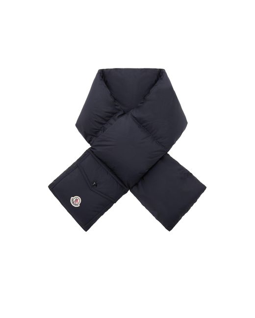 Moncler Blue Moncler Down Packable Scarf