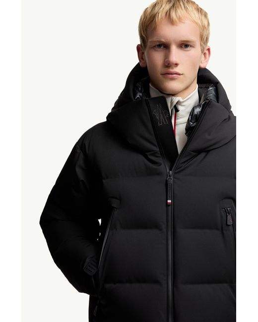 Moncler Fellberg Daunen-Skijacke Mit Kapuze, Herren, Größe in Black für Herren