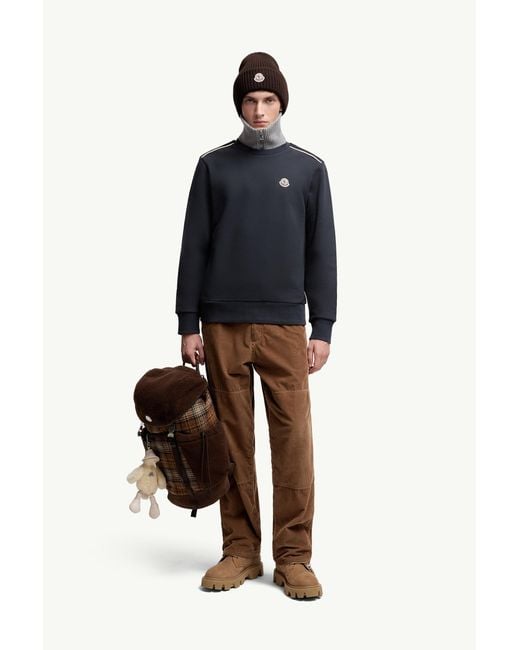 Sudadera De Algodón Con Logotipo Mon Duck, Hombre, Talla Moncler de hombre de color Blue