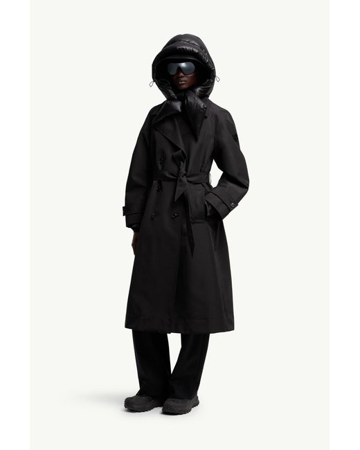 Gabardina X Ee72 By Edward Enninful Zake, Mujer, Talla Moncler x Edward Enninful de color Black