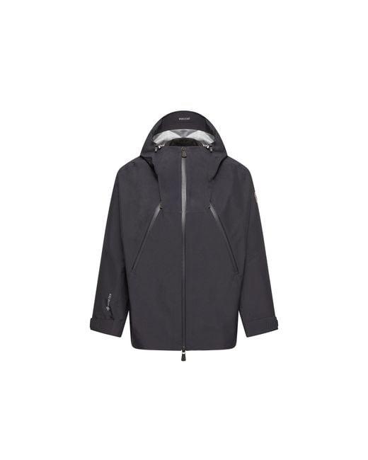 Moncler Blue Moncler Santec Gore-Tex Hooded Jacket