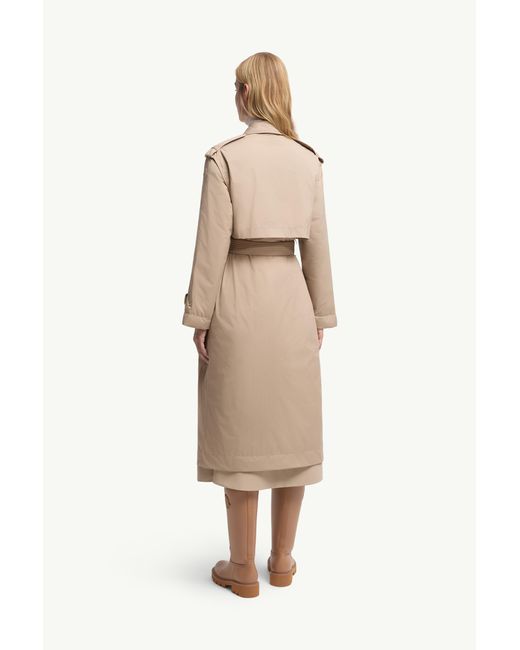 Moncler Brown Yevre Down Trench