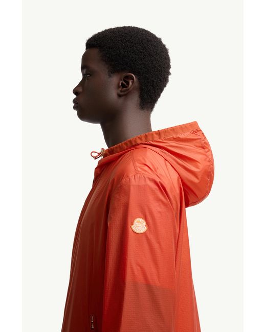 Moncler x Gilga Farm designed by Donald Glover Red X Gilga Farm By Donald Glover Hamlin Hooded Windbreaker for men