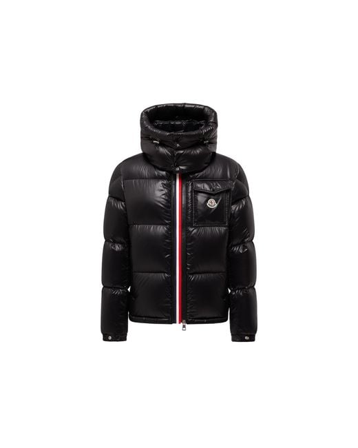 Moncler Black Moncler Montbeliard Hooded Short Down Jacket for men