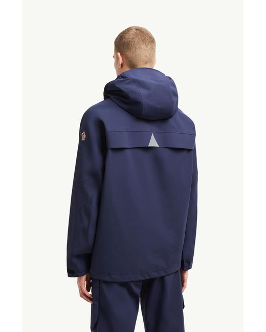 Moncler Blue Orden Hooded Shell Jacket for men