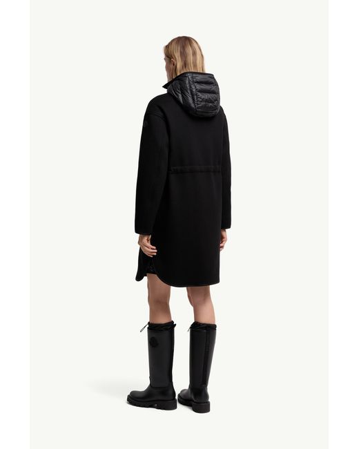 Moncler Black Bonreposse 3-In-1 Wool & Cashmere Long Down Jacket