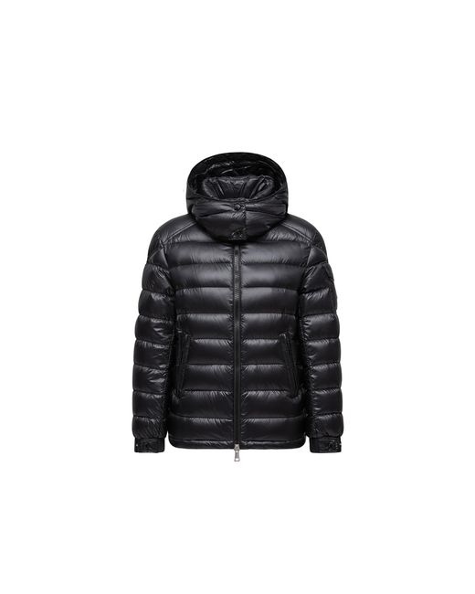 Moncler Black Dalles Hooded Short Down Jacket