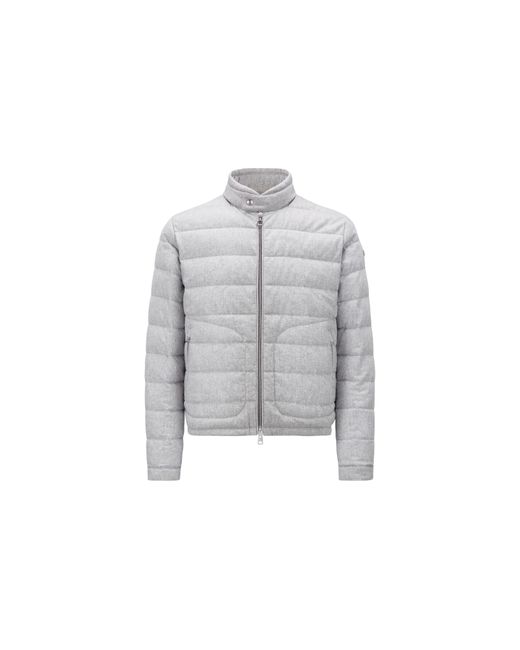 Moncler Acorus kurze daunenjacke in Gray für Herren