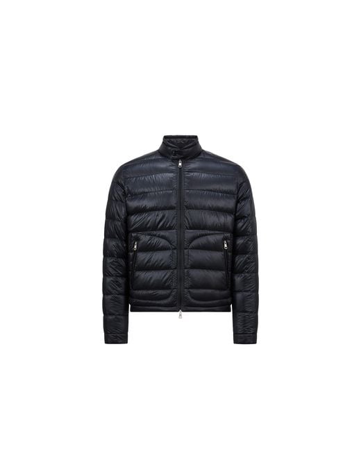 Moncler Blue Acorus Packable Short Down Jacket for men