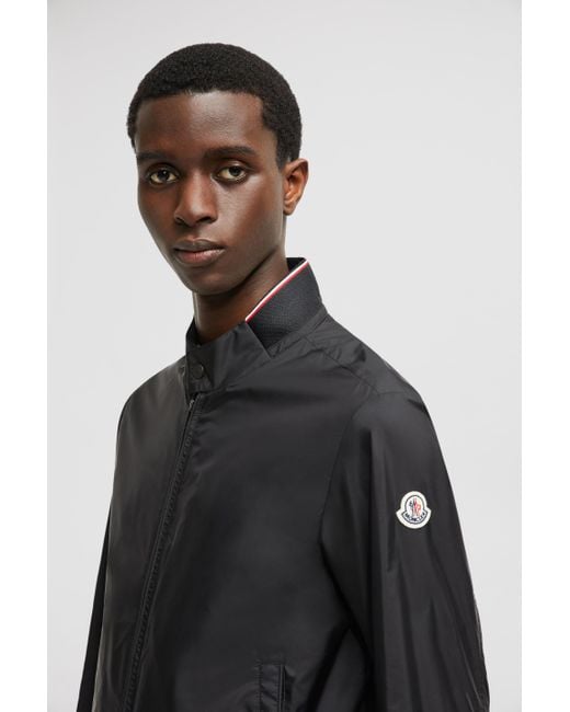 Moncler Black Reppe Rain Jacket for men