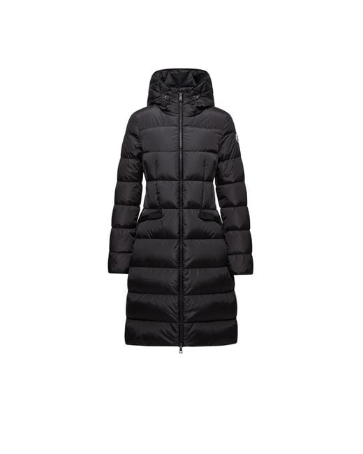Moncler Black Moncler Avocette Hooded Long Down Jacket