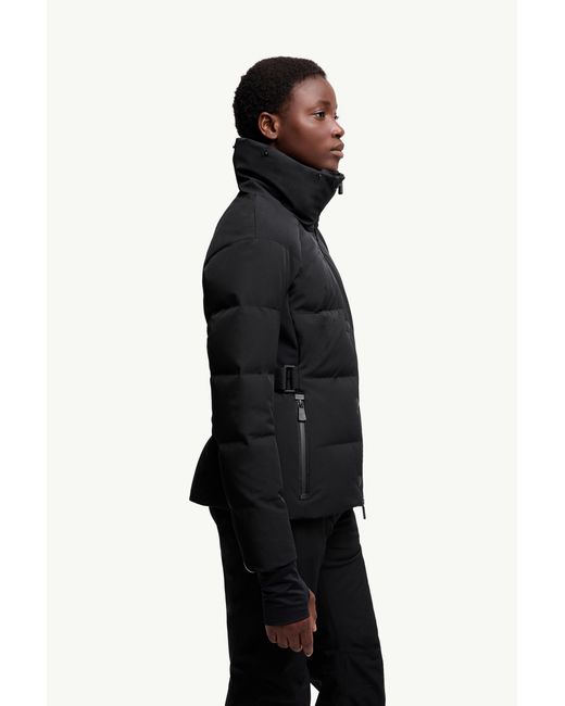 Moncler Black Guyane Daunen-Skijacke Mit Kapuze, Größe