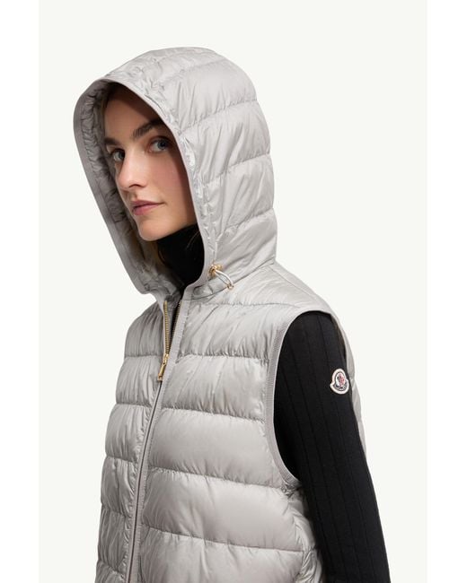 Moncler Gray Reposse 3-In-1 Wool & Cashmere Short Down Jacket