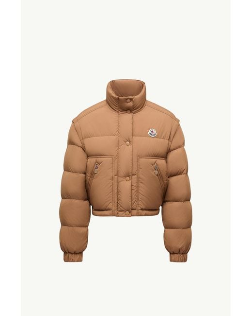 Plumífero Corto 2 En 1 Selle, Mujer, Talla Moncler de color Natural