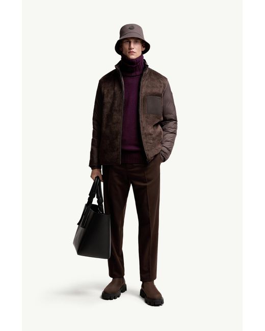 メンズ Moncler パンツ Brown