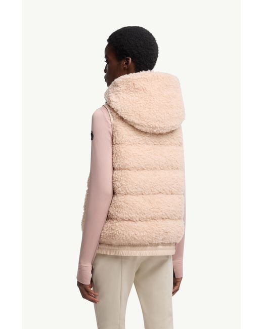 Moncler Natural Teddy Padded Gilet