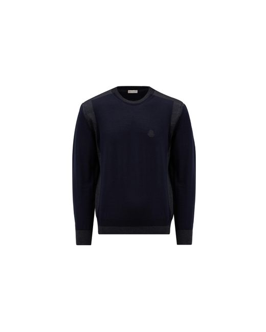 Moncler Pullover aus wolle in Blau für Herren | Lyst DE