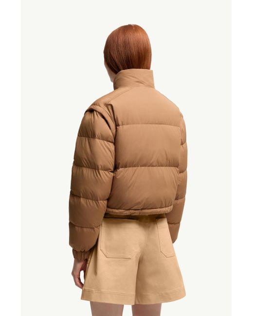 Plumífero Corto 2 En 1 Selle, Mujer, Talla Moncler de color Natural