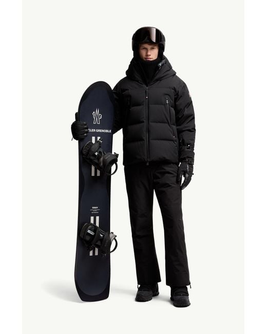 Moncler Fellberg Daunen-Skijacke Mit Kapuze, Herren, Größe in Black für Herren