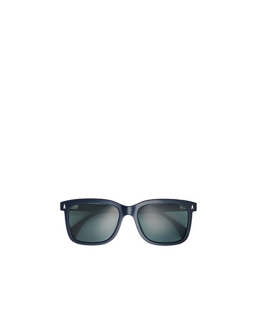 Moncler Blue Moncler Valaire Rectangular Sunglasses