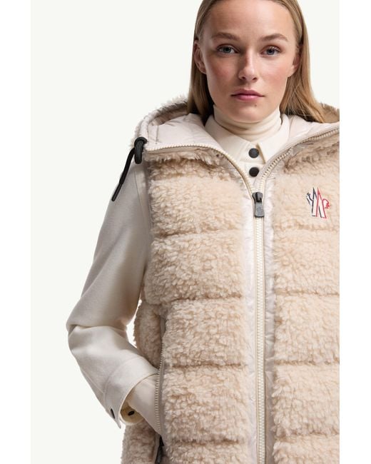 Moncler Natural Teddy Padded Gilet