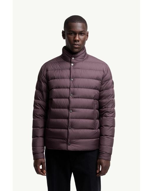 Moncler Purple Lyco Short Down Jacket for men