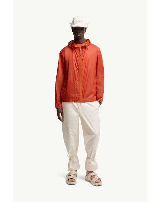 Moncler x Gilga Farm designed by Donald Glover Red X Gilga Farm By Donald Glover Hamlin Hooded Windbreaker for men