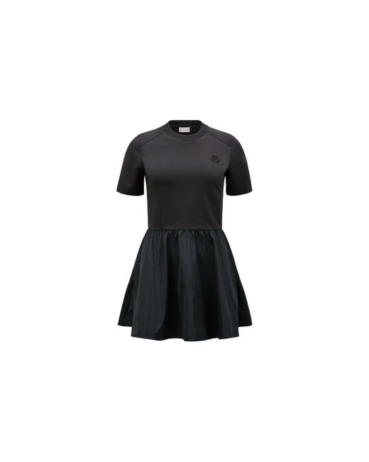 Moncler Black Fit & flare mini dress