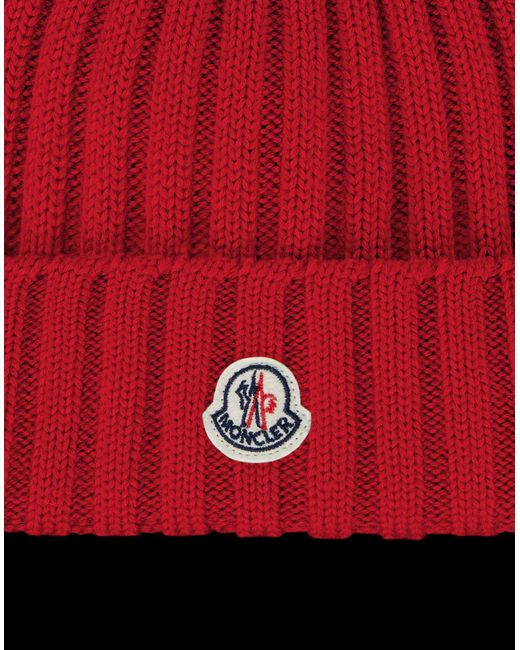 moncler red hat