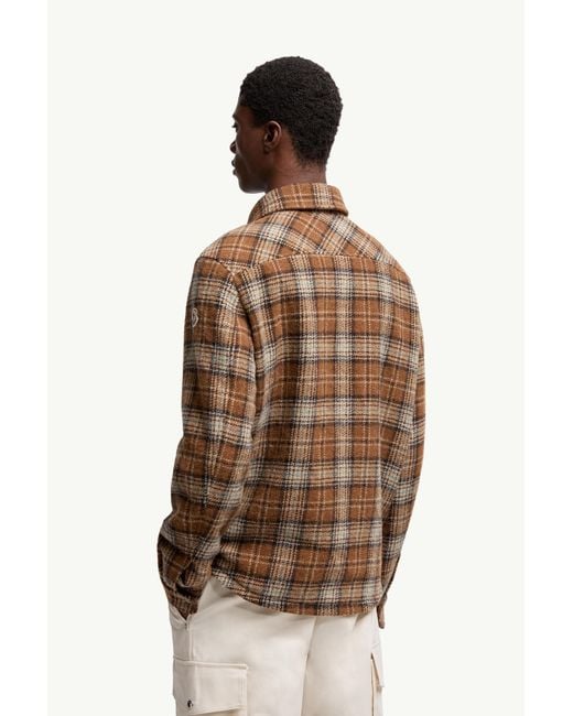 メンズ Moncler シャツジャケット Brown