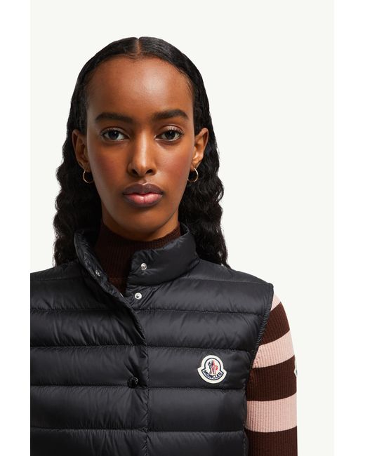 Moncler Black Liane Packable Down Gilet