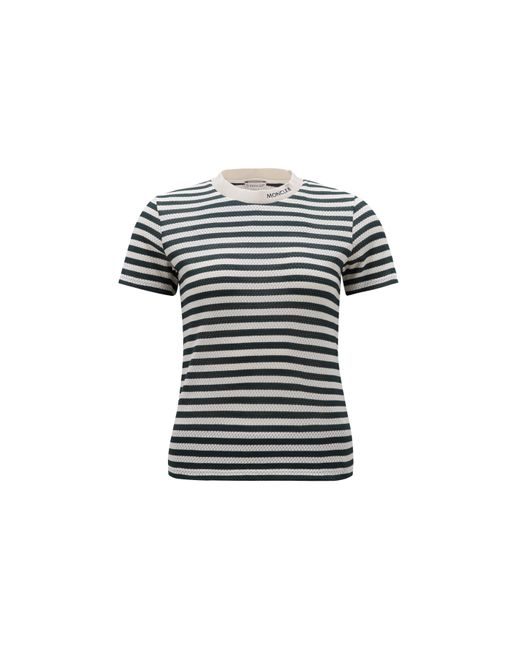 Moncler Black Striped T-shirt