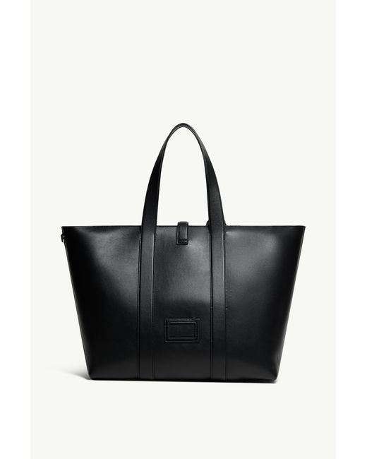Bolso Tote De Piel X Ee72 By Edward Enninful Ee, Mujer, Talla Moncler x Edward Enninful de color Black