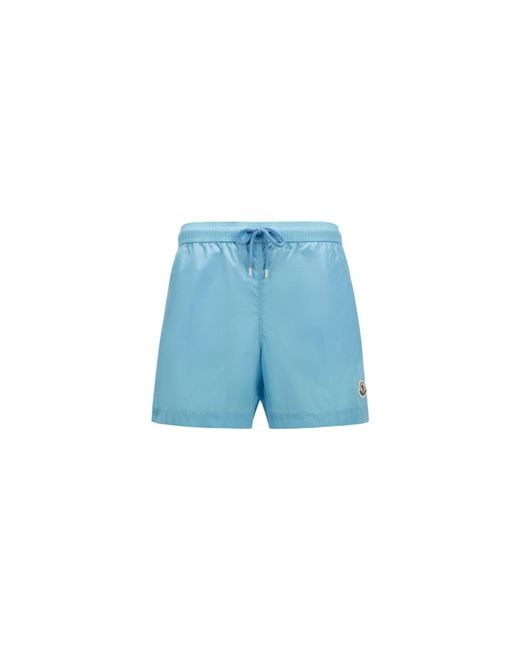 Shorts de playa Moncler de hombre de color Blue