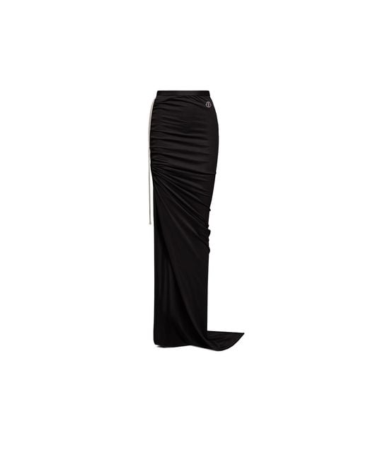 Moncler Black Moncler Cotton Adjustable Skirt
