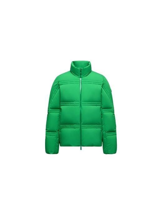 Moncler x A$AP ROCKY Green Moncler Rally Short Down Jacket for men
