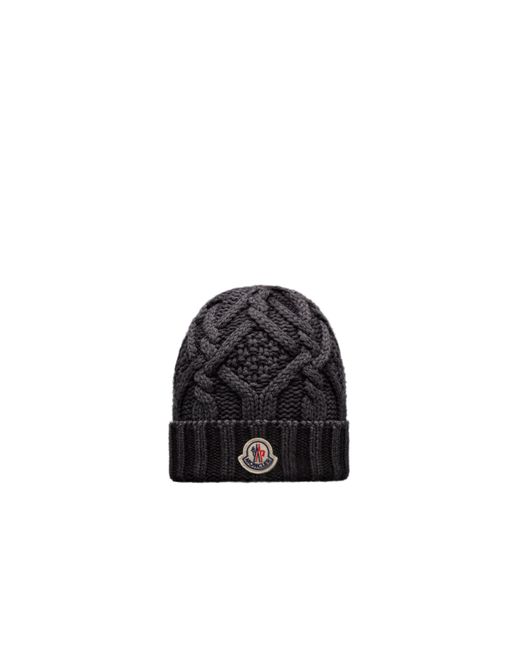 mens grey moncler beanie