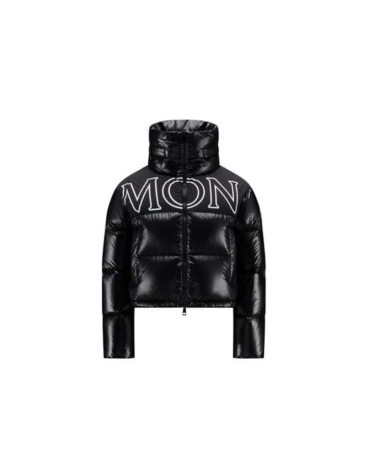 Moncler Gers Short Down Jacket in Black | Lyst