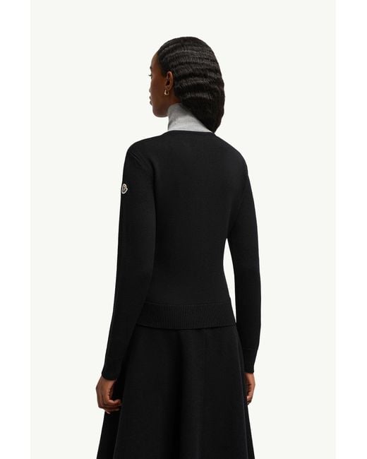 Cárdigan De Lana Acolchado, Talla Moncler de color Black