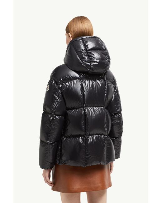 Moncler Black Parana Hooded Short Down Jacket