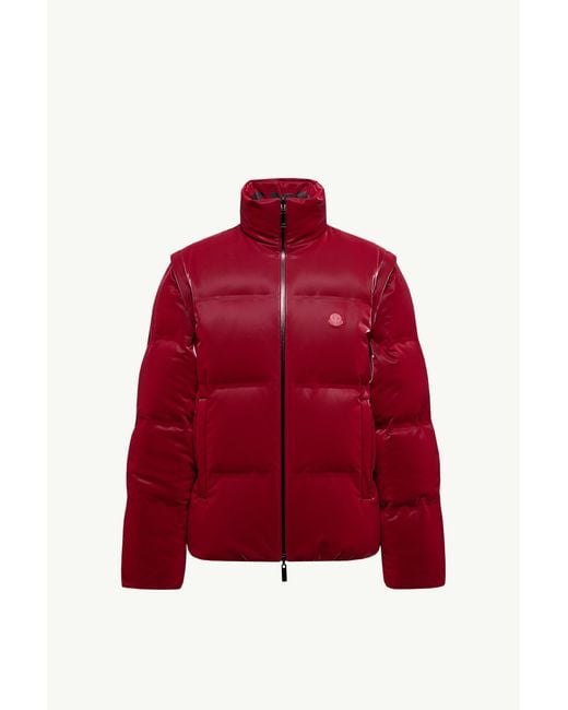 Moncler x A$AP ROCKY Red Throttle Reversible 2-In-1 Down Jacket for men