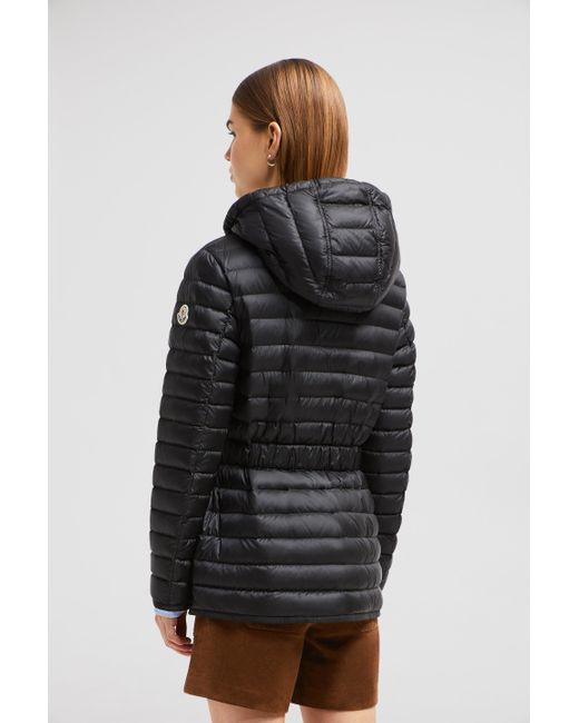 Doudoune Mi-Longue À Capuche Oredon Moncler en coloris Black