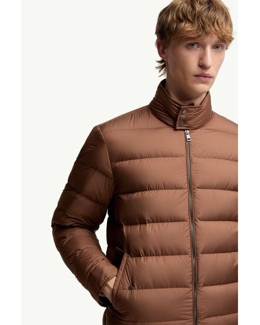 メンズ Moncler Phrier ショートダウンジャケット Brown