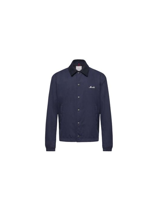 Moncler Blue Moncler Arinell Shirt Jacket for men