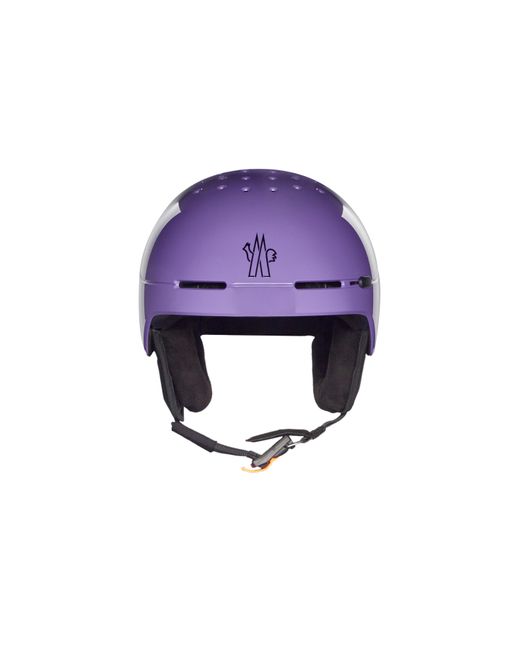 3 MONCLER GRENOBLE Purple Logo Ski Helmet
